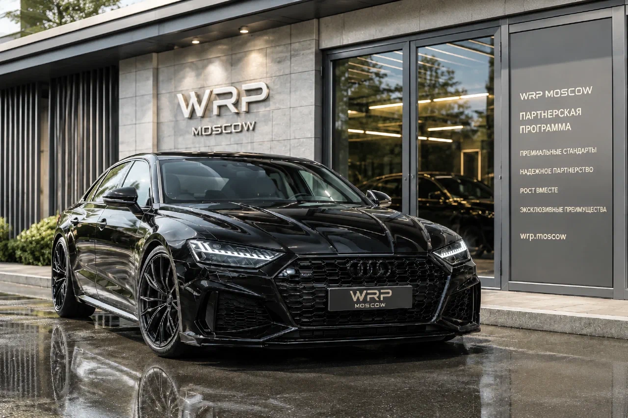 Автомобиль в студии WRP Moscow